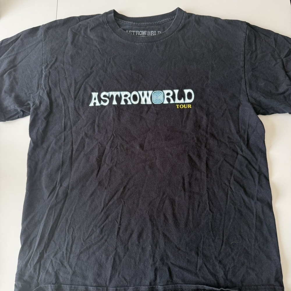 Travis Scott 2019 Astroworld Tour Wish You Were Here Double Sided Tee Size M Rap